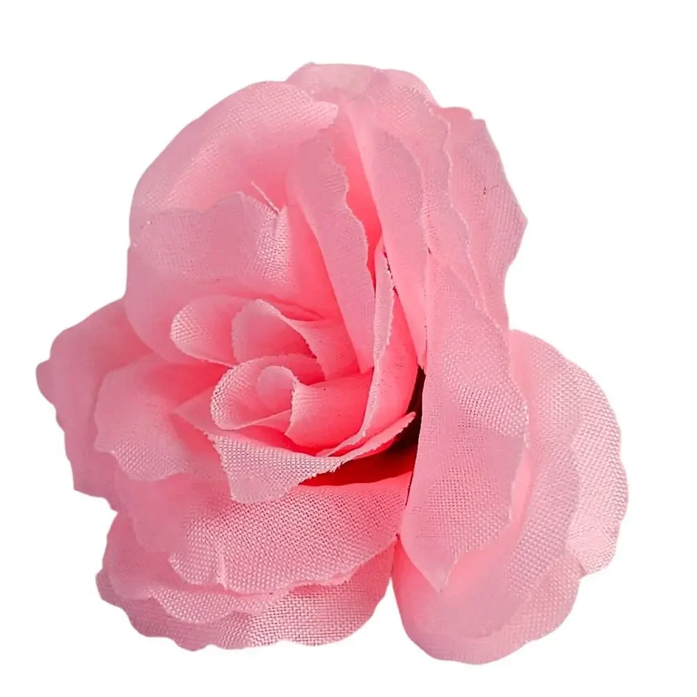 82 Light Pink Silk Rose Heads 2.5in Artificial Flowers Wedding Craft Decor